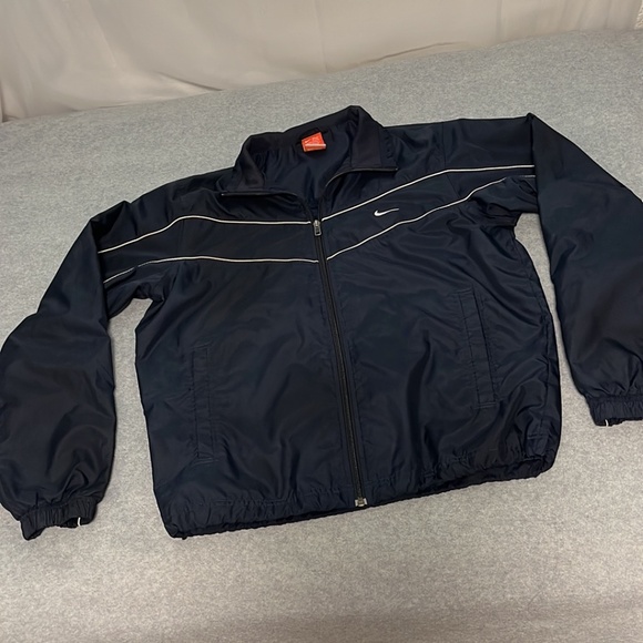 Vintage Y2K Nike Zip Windbreaker Jacket Mens Medium Athletic Active Skater - Picture 10 of 10